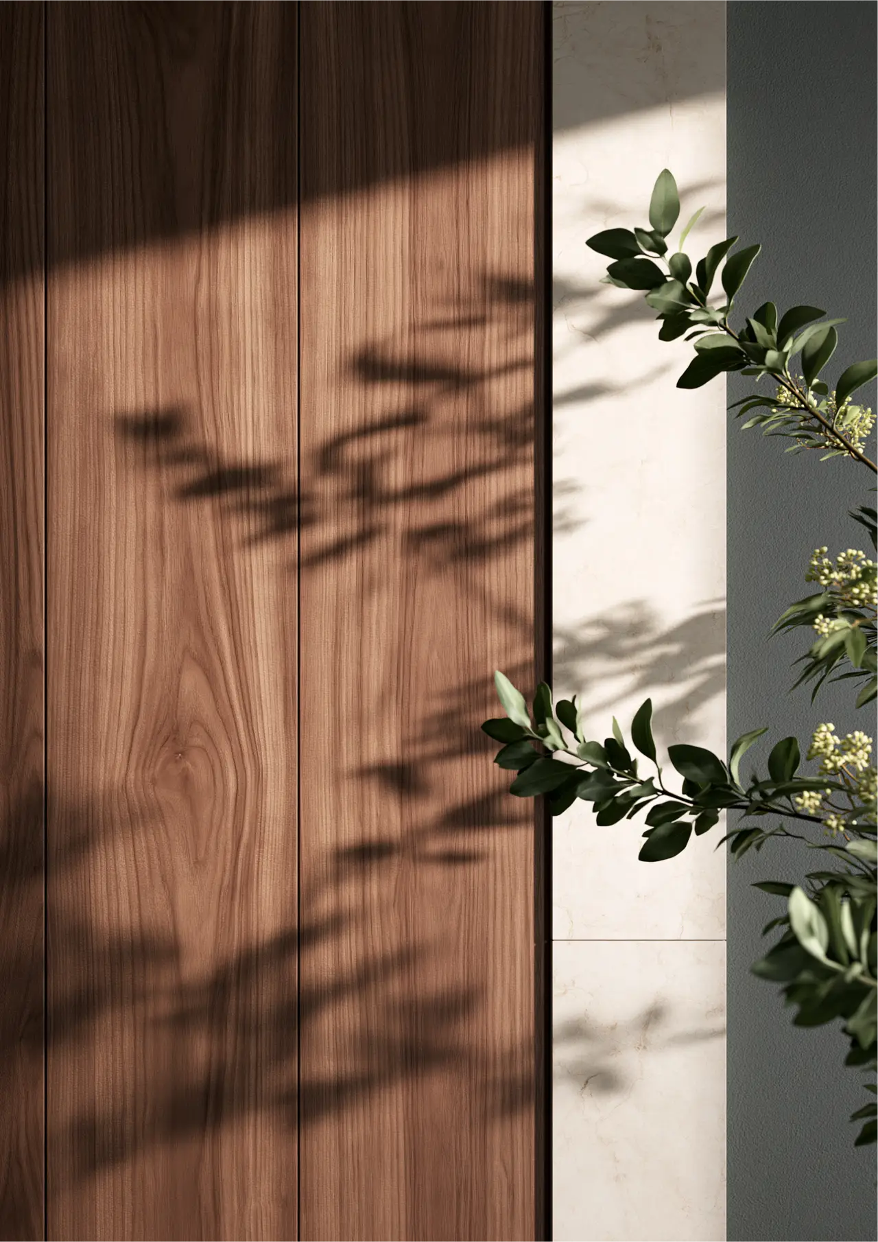 Intérieur haut de gamme — ambiance chaleureuse pilotée en domotique KNX